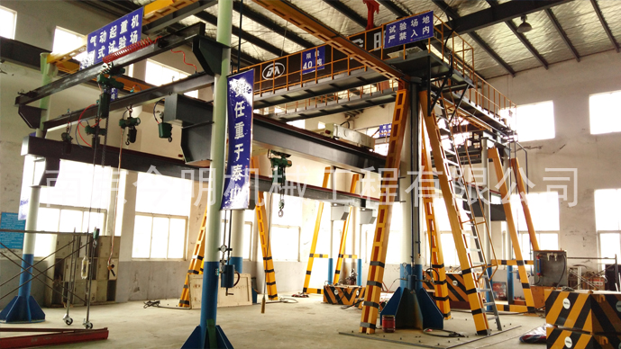 本公司型式試驗場及氣動橋式起重機正式啟用啦！